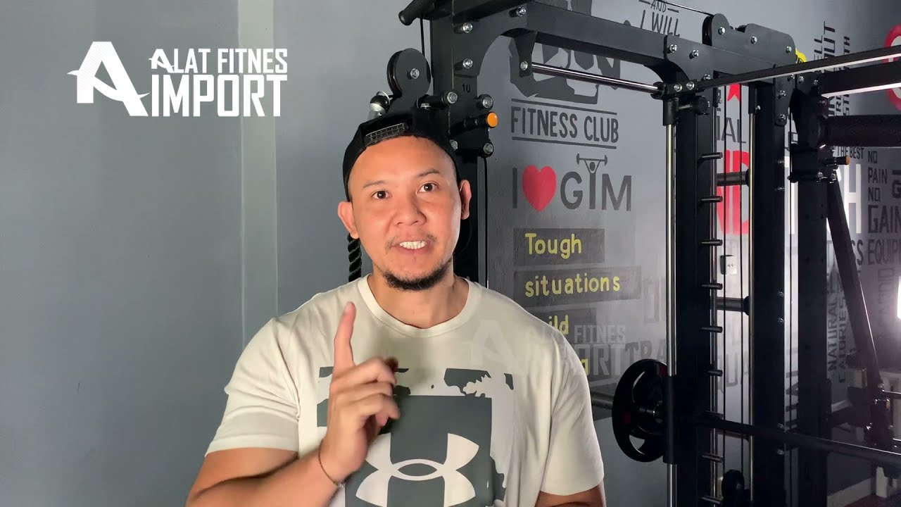 3D MULTIFUNCTIONAL SMITH MACHINE | ALAT FITNES IMPORT INDONESIA