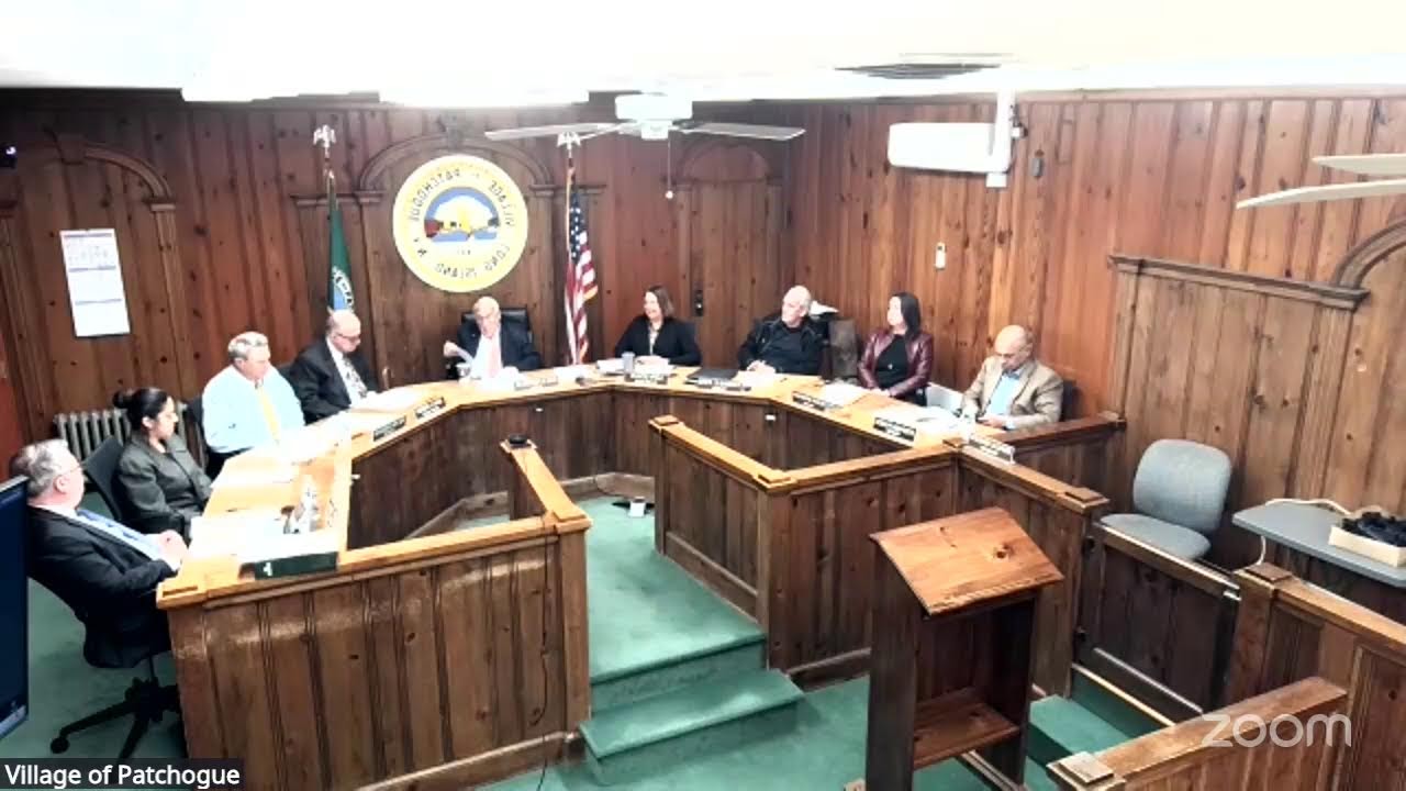 Village of Patchogue Board of Trustees Meeting-February 9, 2026