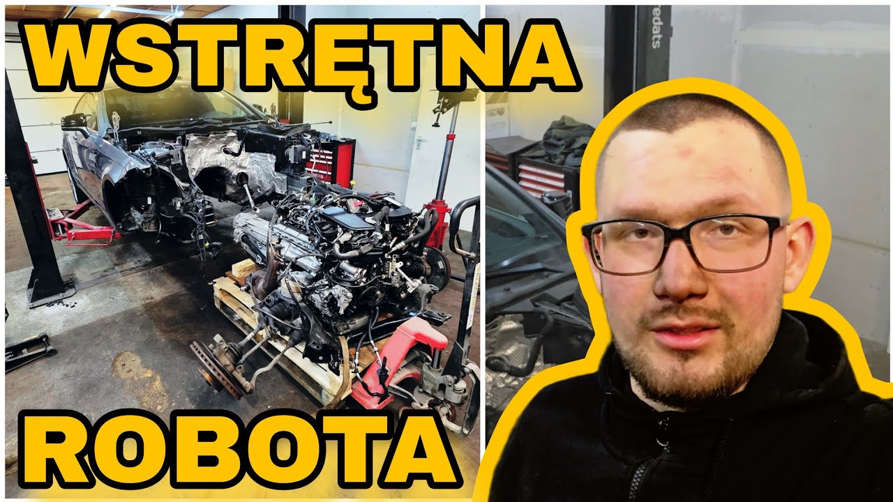 PO CO MI BYŁA TA ROBOTA ??? Wyciągam silnik z MERCEDESA.