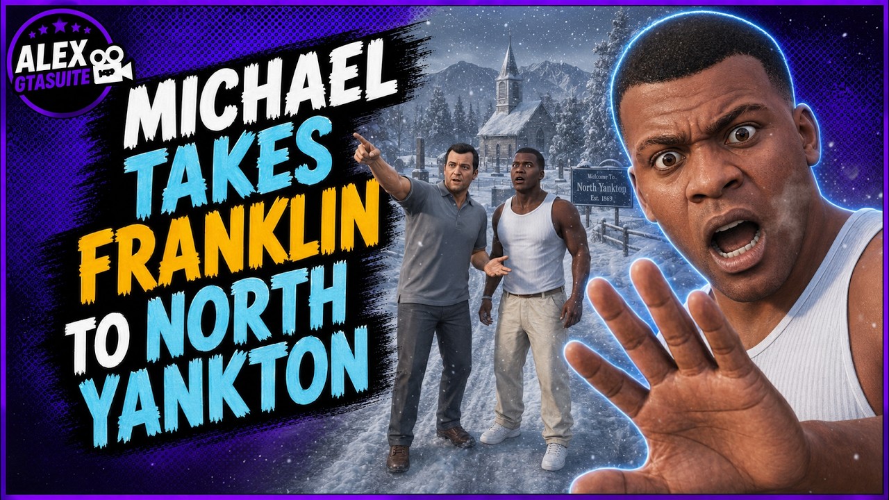 ❄️ Michael Goes to North Yankton With Franklin | GTA V Cinematic Story