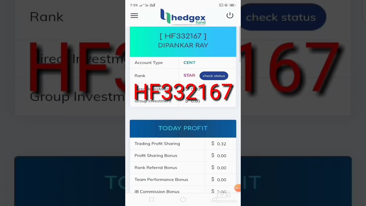 HEDGEX FUND se parda inkam $1000 dollar#vi #hedgex #hedgexfund #viral #inkam #rupesh #$100 #dollar