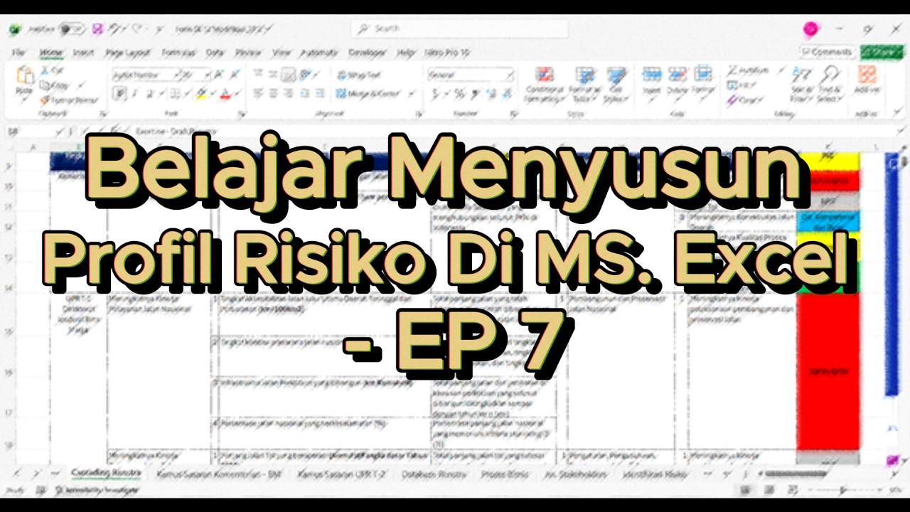 Belajar Menyusun MR Ditjen Bina Marga - EP 7 (Menilai Pengendalian Risiko)