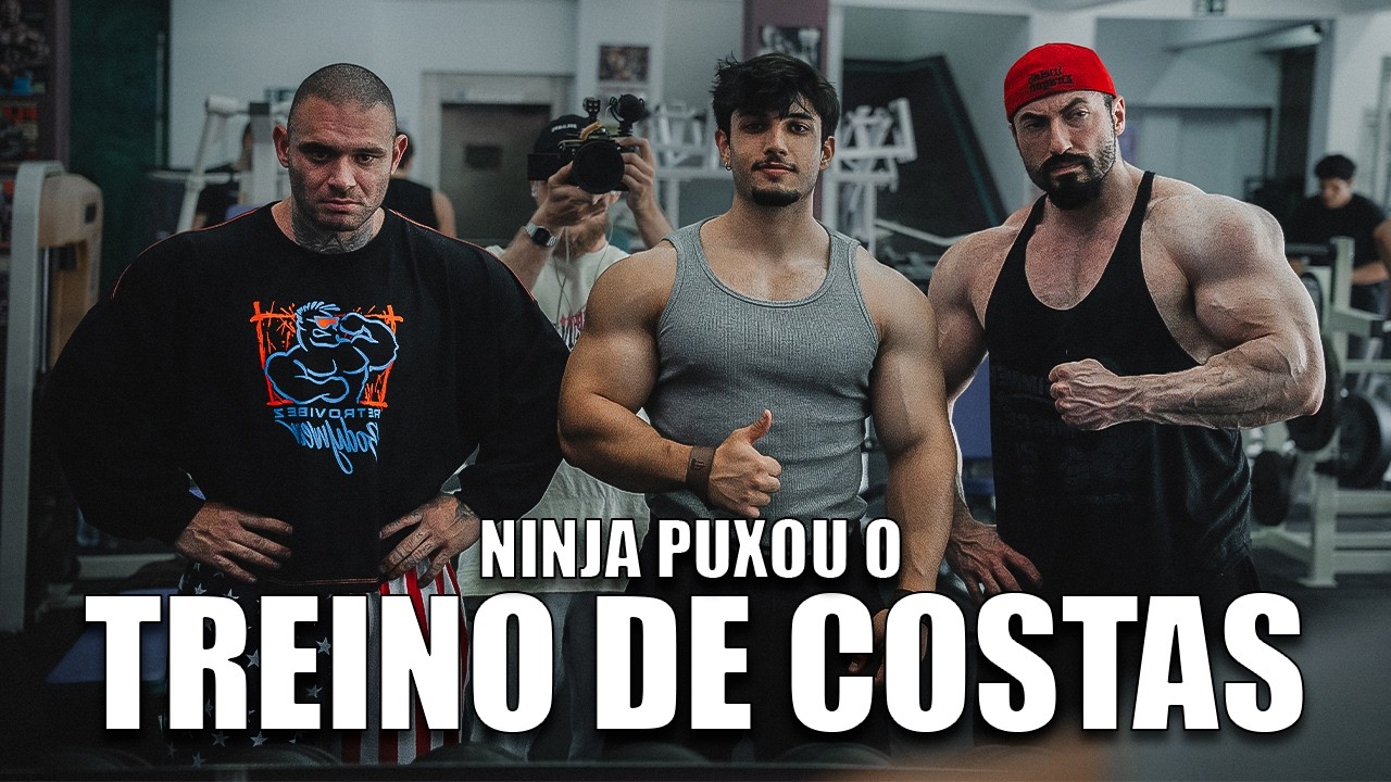 NINJA PUXOU MEU TREINO DE COSTAS JUNTO COM O SAIZEN 