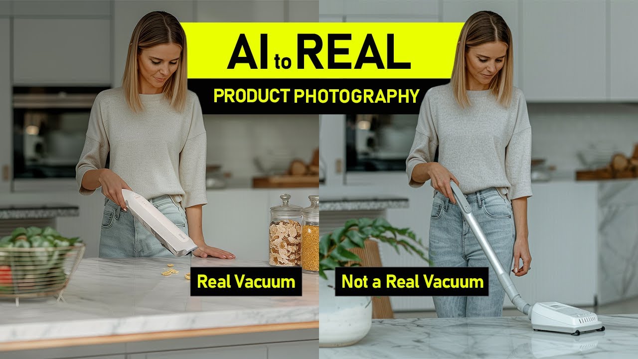 Mind-Blowing AI to REAL Product Photography Workflow