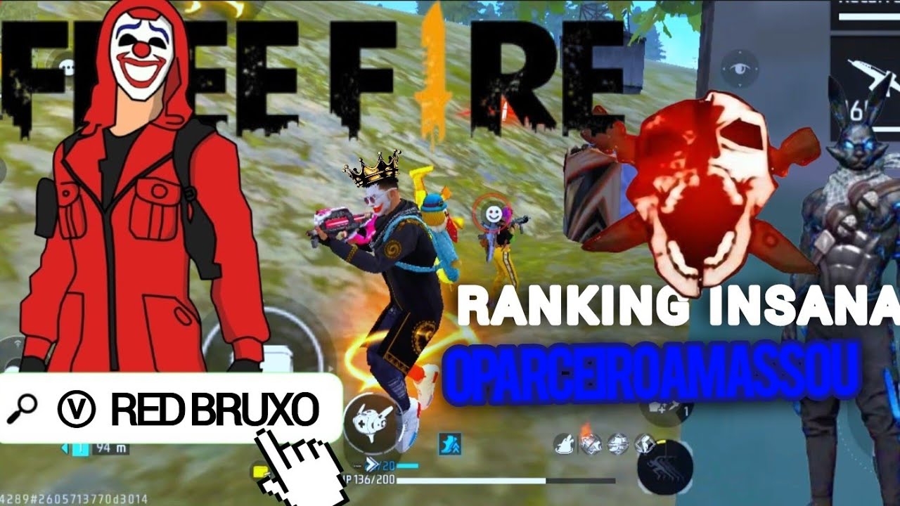 RANKING INSANA COM O PARCEIRO /FF#ff #viraliza #jogodetiromobile #viralvideos #comodacapa 