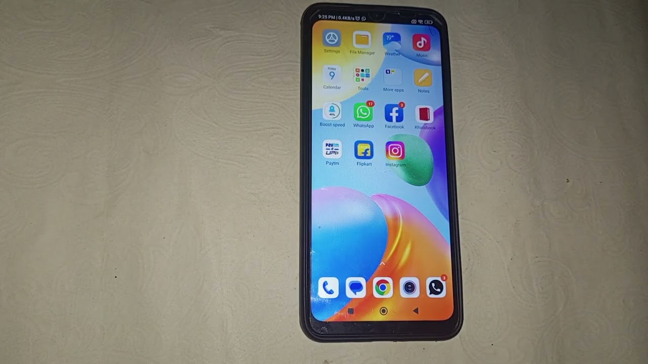 How to unhide notch in Redmi A1, redmi A1 notch setting