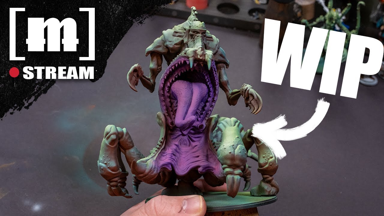 FEB 2 - Painting a Consumption Beast Pt. 1 | Conquest Spires | Airbrushing
