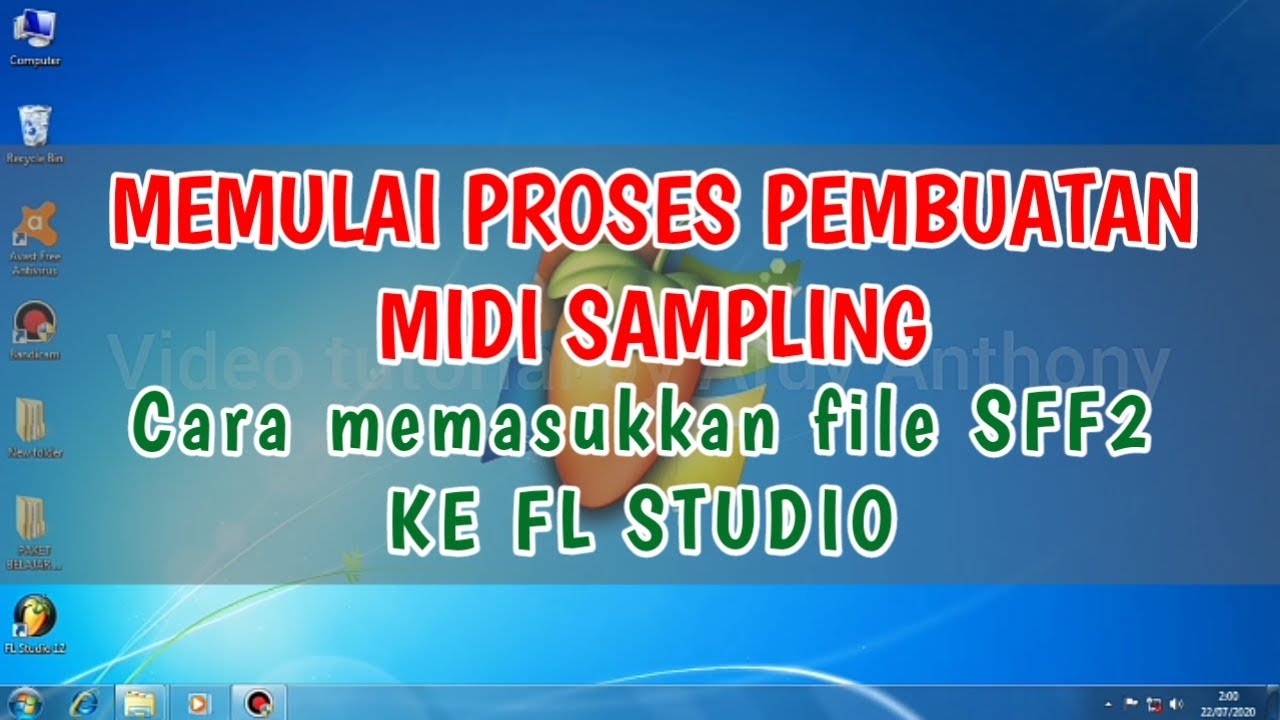 CARA MEMASUKKAN SF2 DI FL STUDIO | BELAJAR SAMPLING