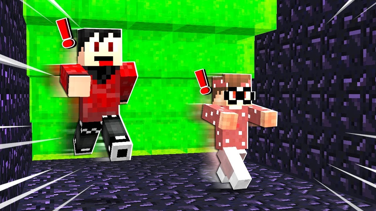 БЕГИ ОТ СЛИЗИ! с RageElixir — Minecraft Slime Parkour