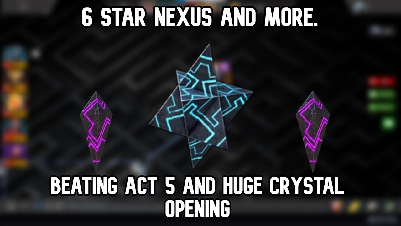 Finishing act 5 + Crystal Opening! - Marvel Contest Of Champions F2p