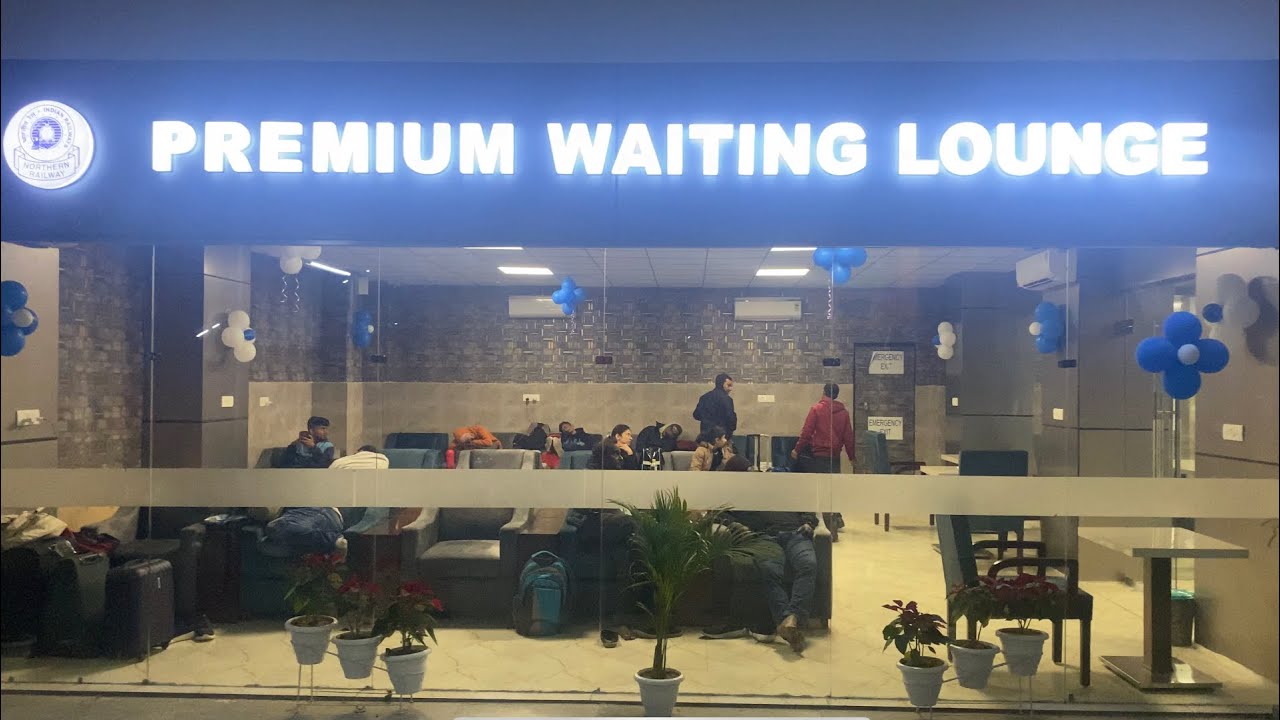 NIZAMUDDIN RAILWAY STATION-PREMIUM WAITING LOUNGE |WAITING ROOM -DELHI-ONLY Rs 50/- PER HOUR.