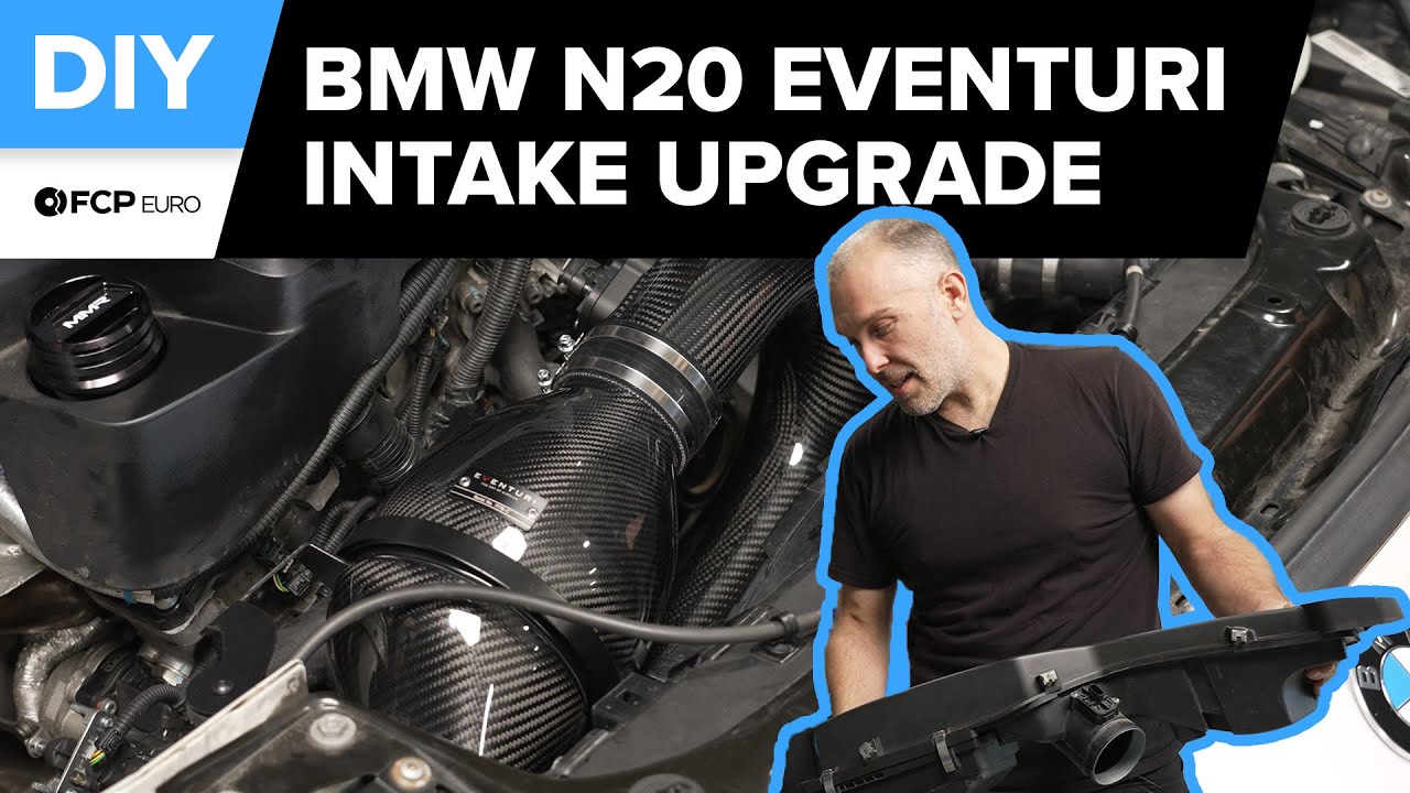 BMW 328i Eventuri Carbon Intake Upgrade DIY (2012-2018 BMW F30 3-series, N20 Engine)