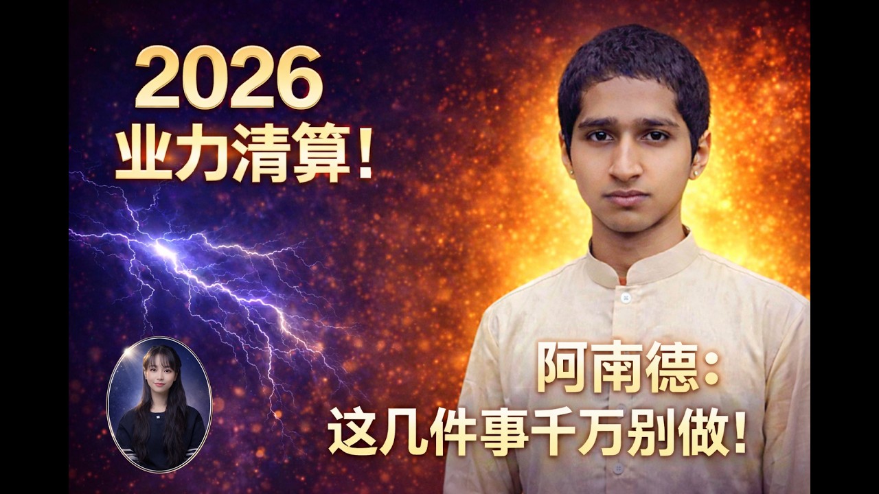 【救命清單】2026“集體業力”清算已開始？阿南德：這幾件事千萬別做！