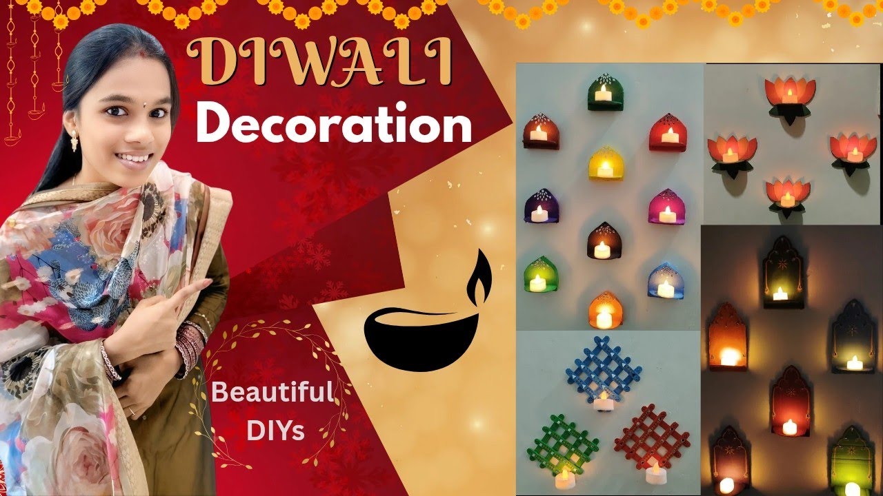 Diwali decoration ideas at home | simple diwali crafts | diy dia crafts #diwalicrafts#diy #craft 