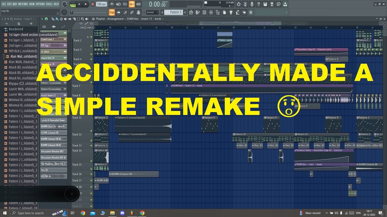 I ACCIDENTALLY MADE A SIMPLE REMAKE OF PLAY BY ALAN WALKER ??🤨