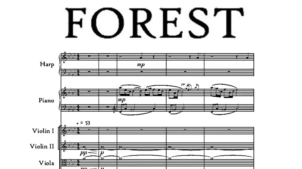 Forest - The Last Guardian - MuseScore Mockup