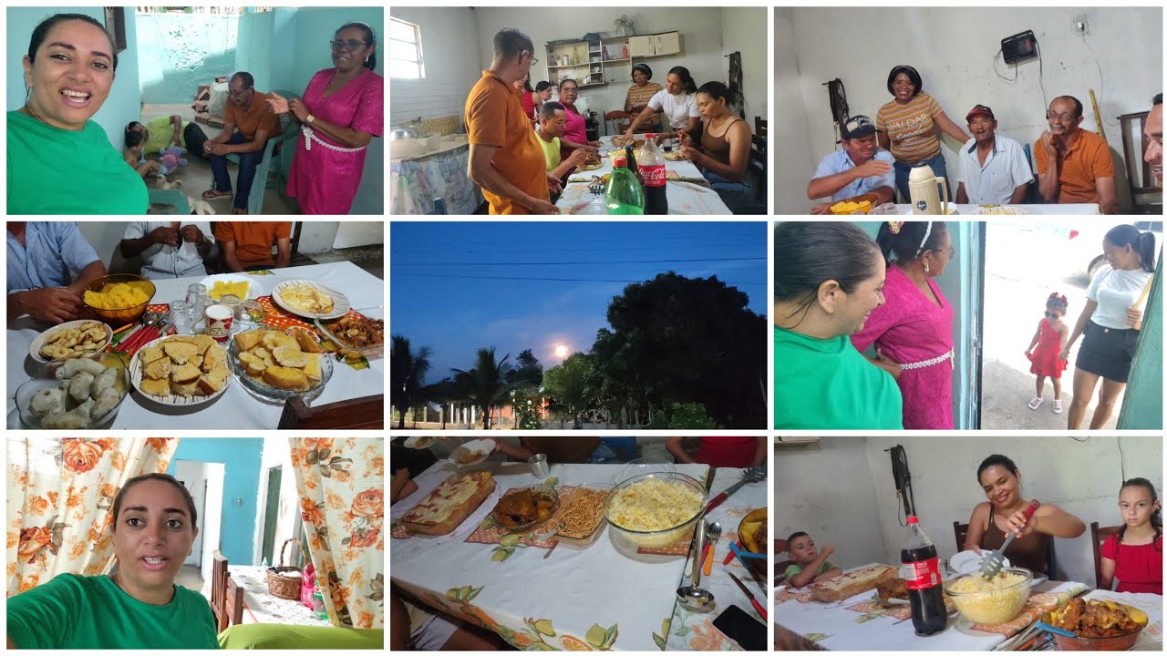 NOSSO ÚLTIMO DIA NA CASA DE COMADRE ALMOÇO MARAVILHOSO QUE A FILHA DELA PREPAROU