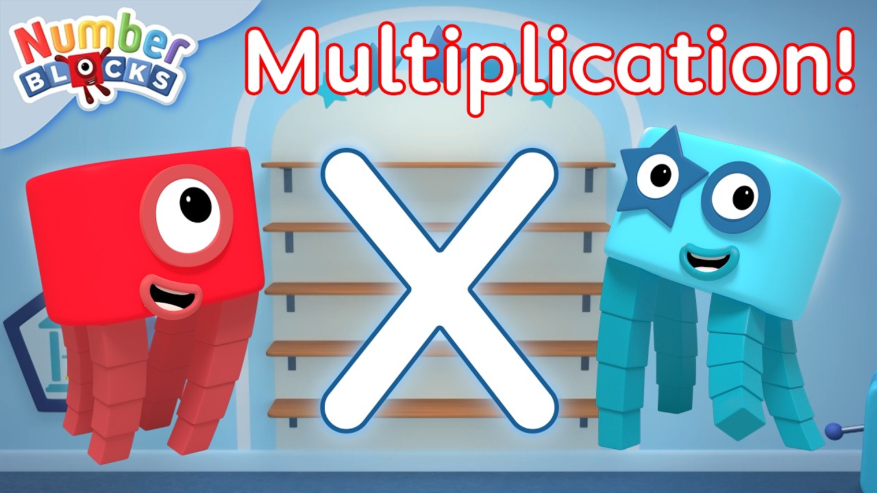 Mulitplication for Juniors | Learn to Count for Kids | Number Cartoon | Numberblocks