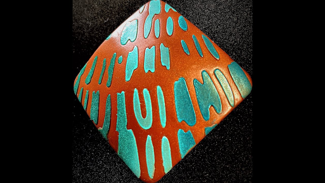 Faux Enamelled Copper with Efcolor Low Temp Enamelling Powder