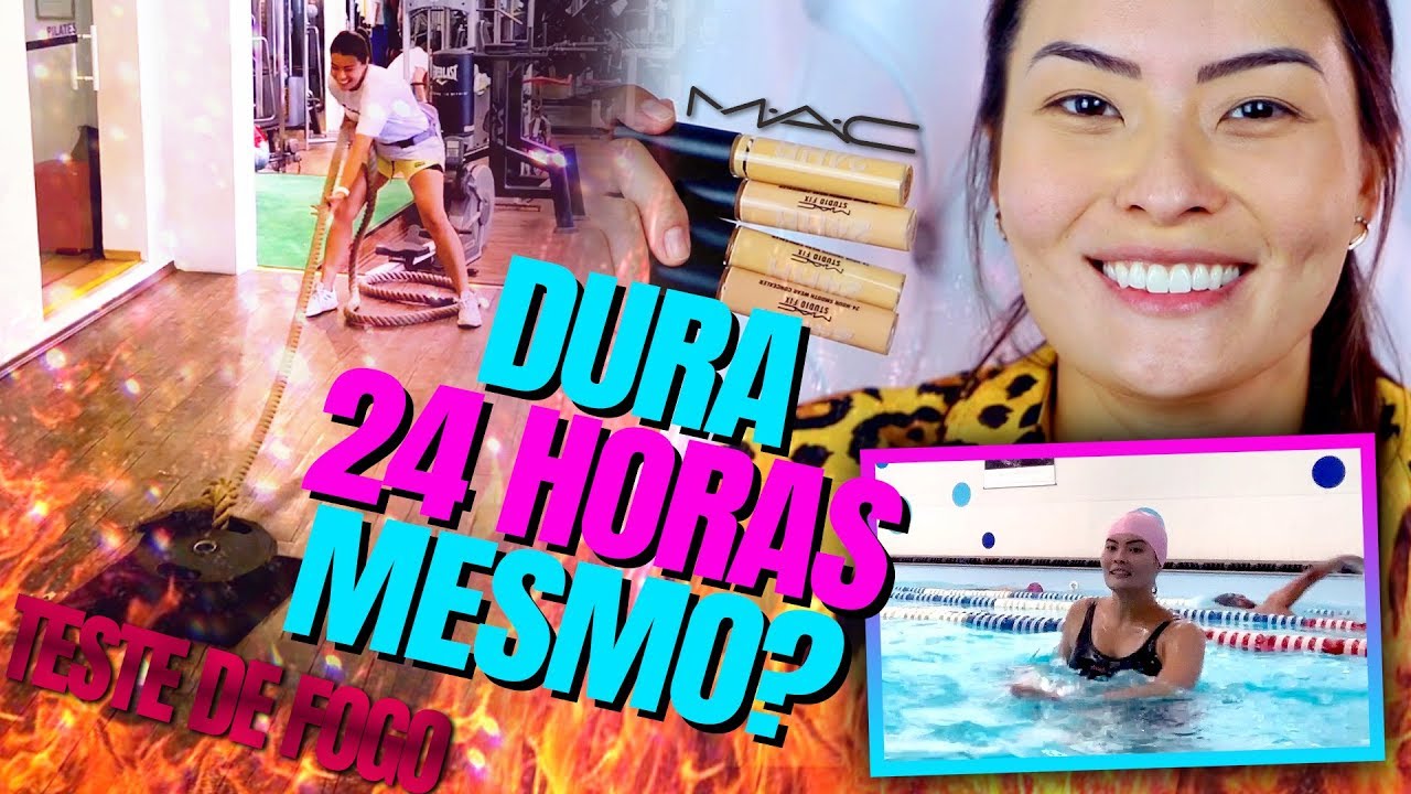 TESTE de FOGO NOVO CORRETIVO STUDIO FIX 24h MAC | #JOYCERESENHA
