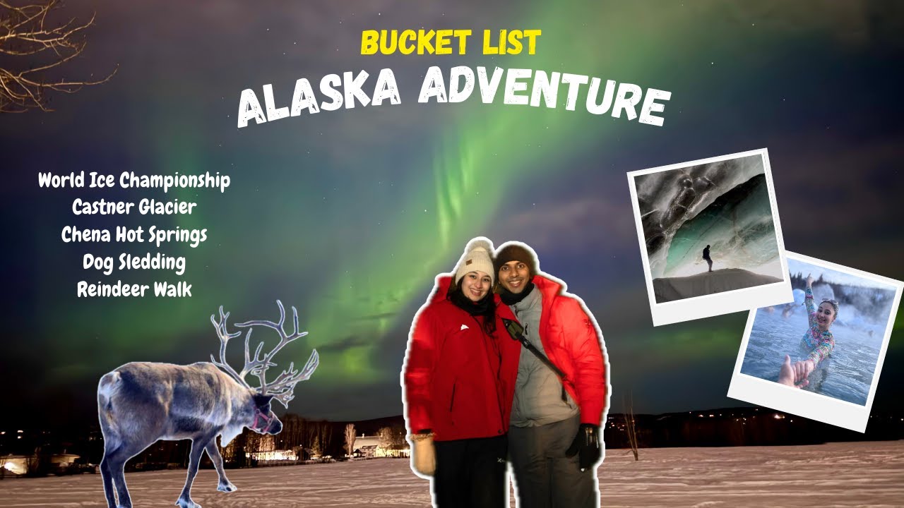 The Ultimate Alaska Adventure | 4-day Itinerary | Winter Guide | Aurora, Castner Glacier & More...