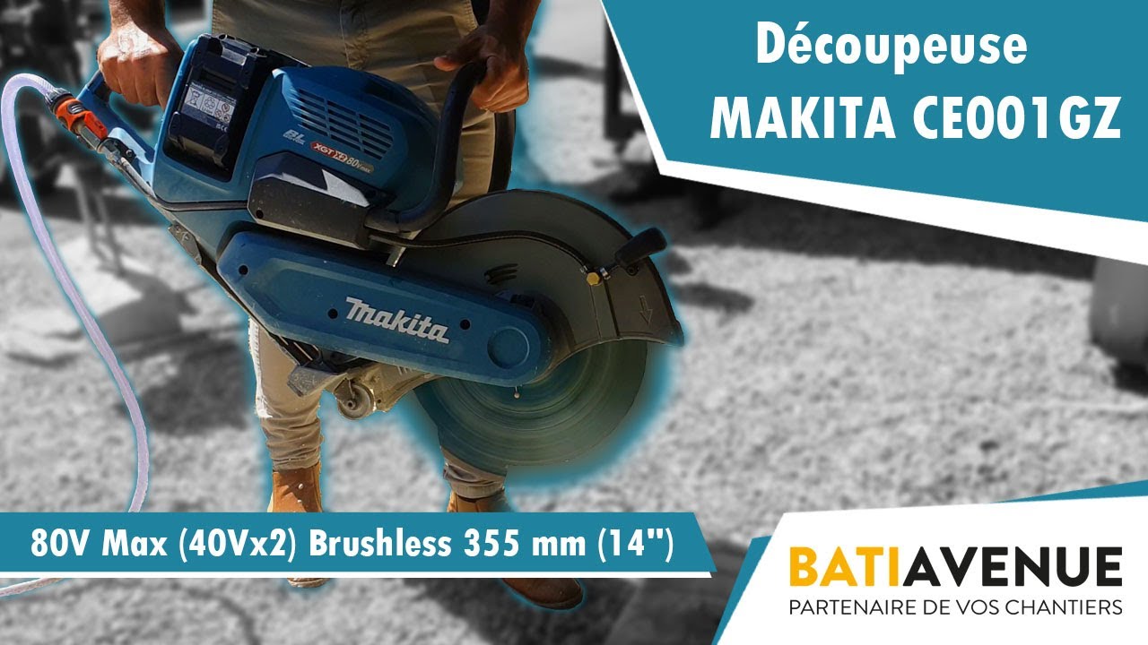 D&eacute;coupeuse MAKITA CE001GZ - D&eacute;monstration produit - 355mm 40V max x 2