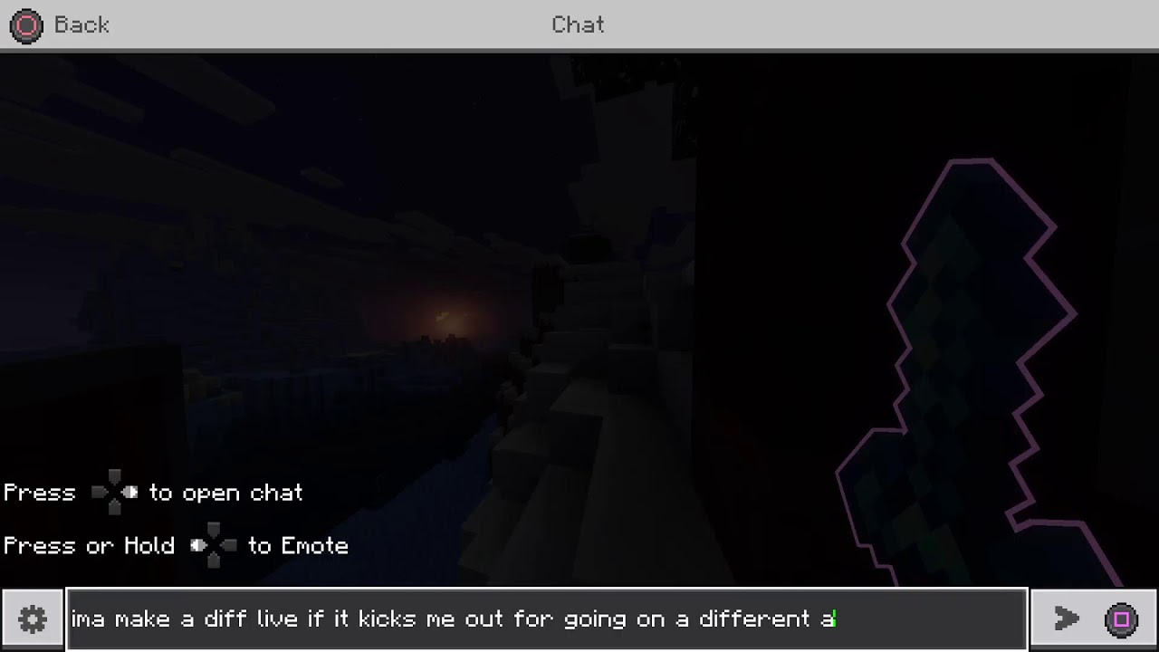 beating minecraft with actions & and stuff