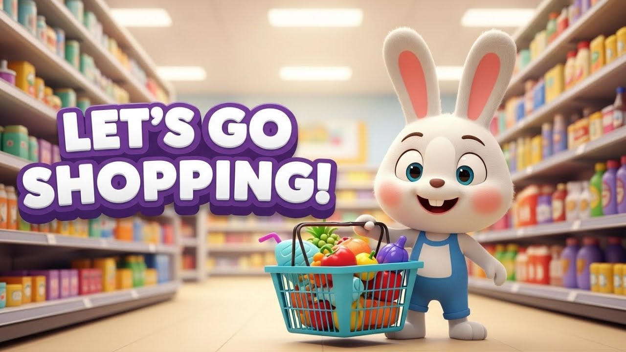 “Let’s Go Shopping! | Fun Kids Song About the Store 🛒🎵”