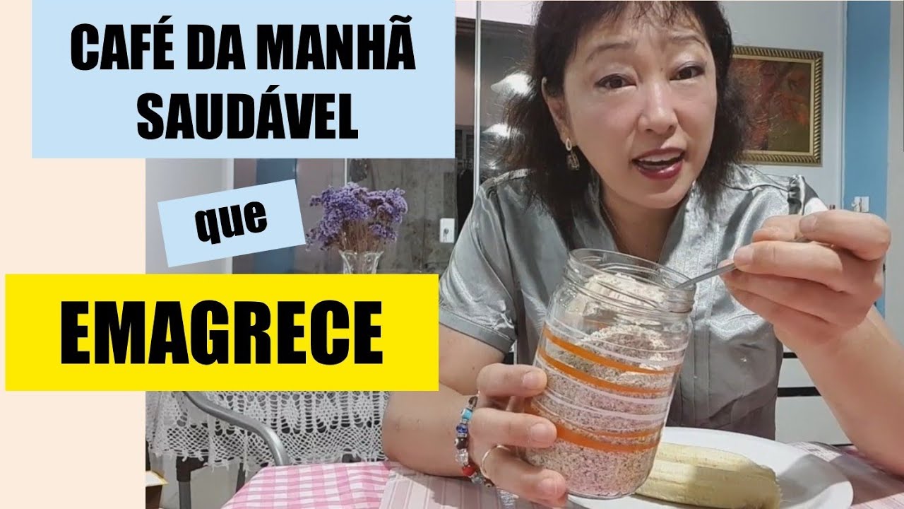 OLHE O MEU CAFÉ DA  MANHÃ: SUSTENTA, EMAGRECE E É GOSTOSO! ELIMINA TODA A GORDURA ABDOMINAL