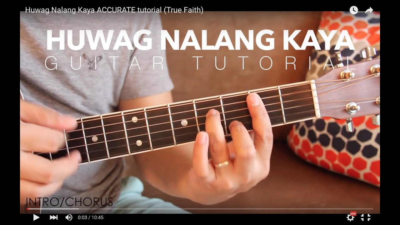 Huwag Nalang Kaya ACCURATE tutorial (True Faith)