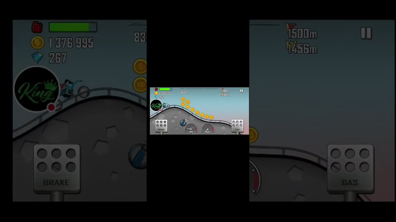R A V  king hill climb racing  game #experiment