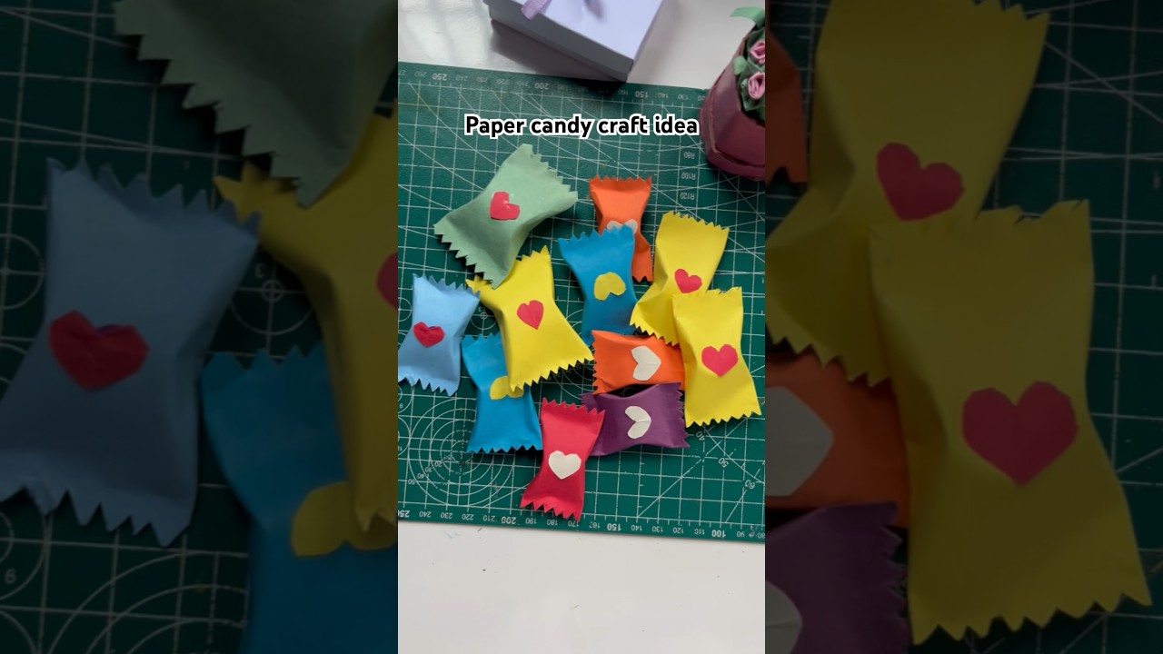 Paper candy 🍬 #craftideas #craft #papercandy #candycraft #diygift #diygiftidea #craft #diycrafts