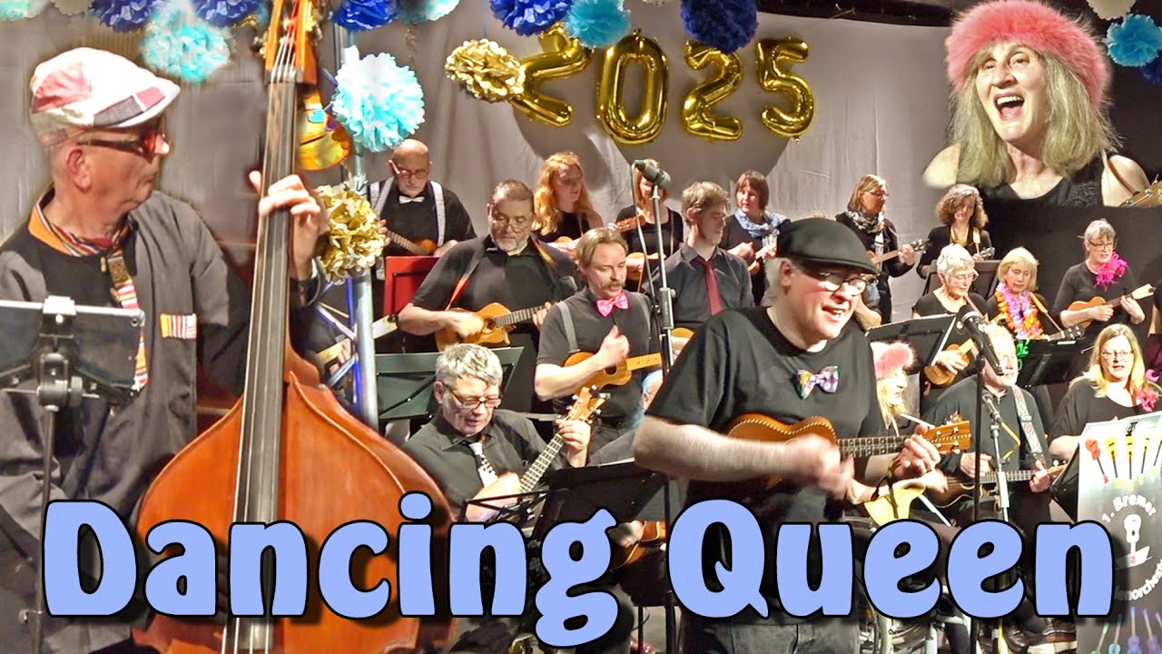 1. Bremer Ukulelenorchester - Dancing Queen - Neujahrskonzert 2025