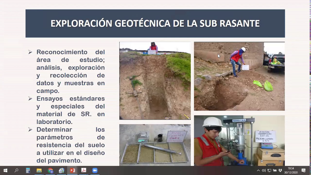 DIPLOMADO EN INGENIERIA DE CARRETERAS - MODULO IV: ESTUDIO GEOTECNICO DE CARRETERAS (SESION N° 01)