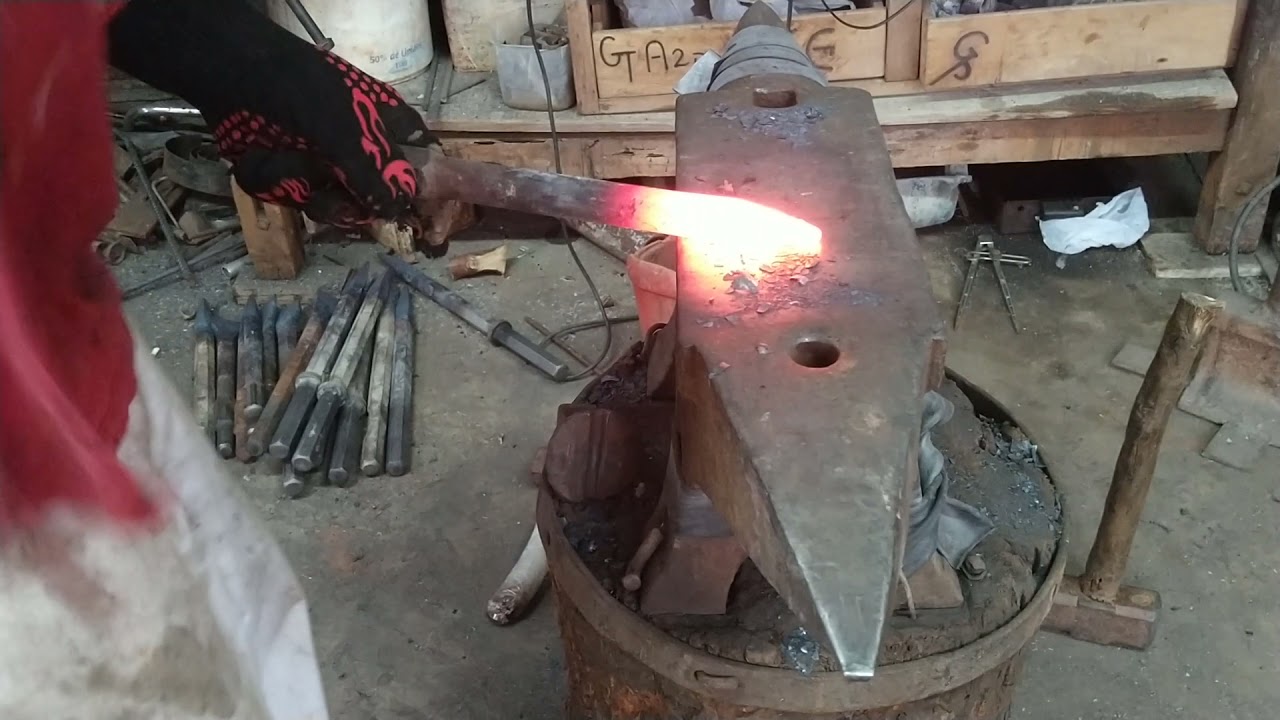 forjamento de ponteiras de martelete rompedor!