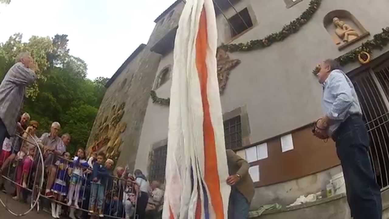 Vigilia della festa Madonna SS. del Monte -  Marta VT - Lancio del pallone aerostatico