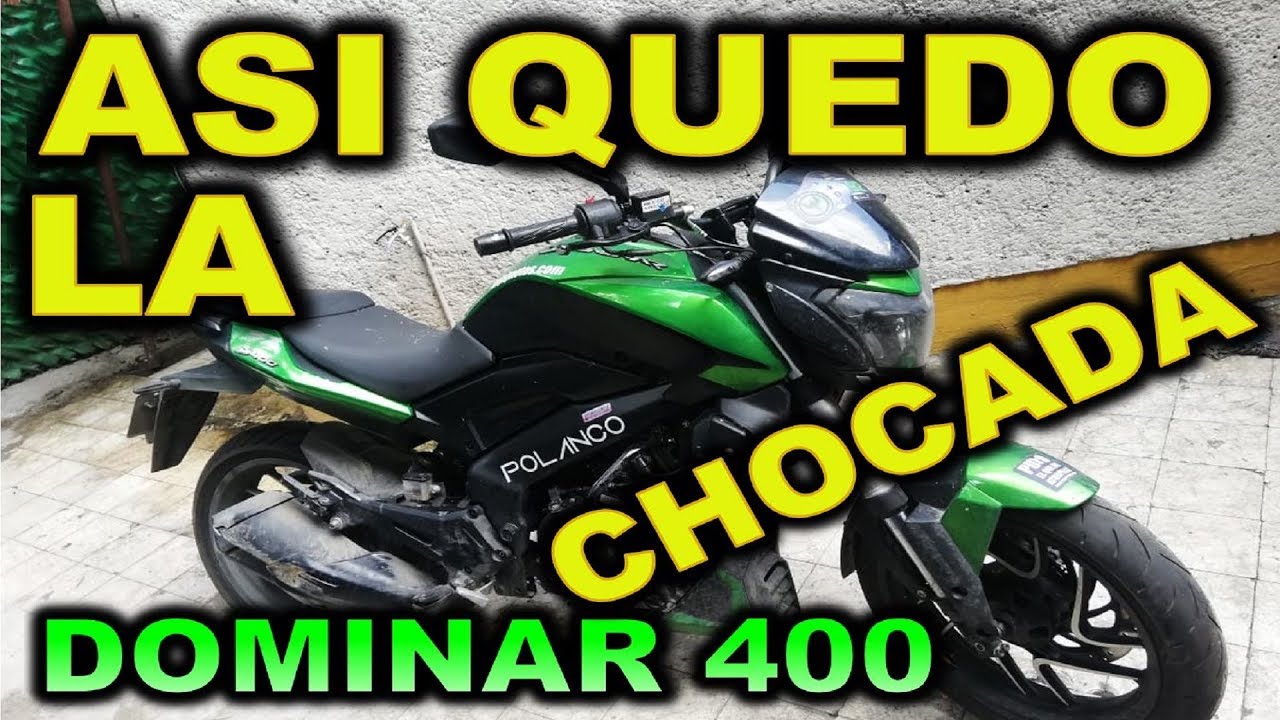 ASÍ QUEDO LA MOTO CHOCADA - BLITZ RIDER