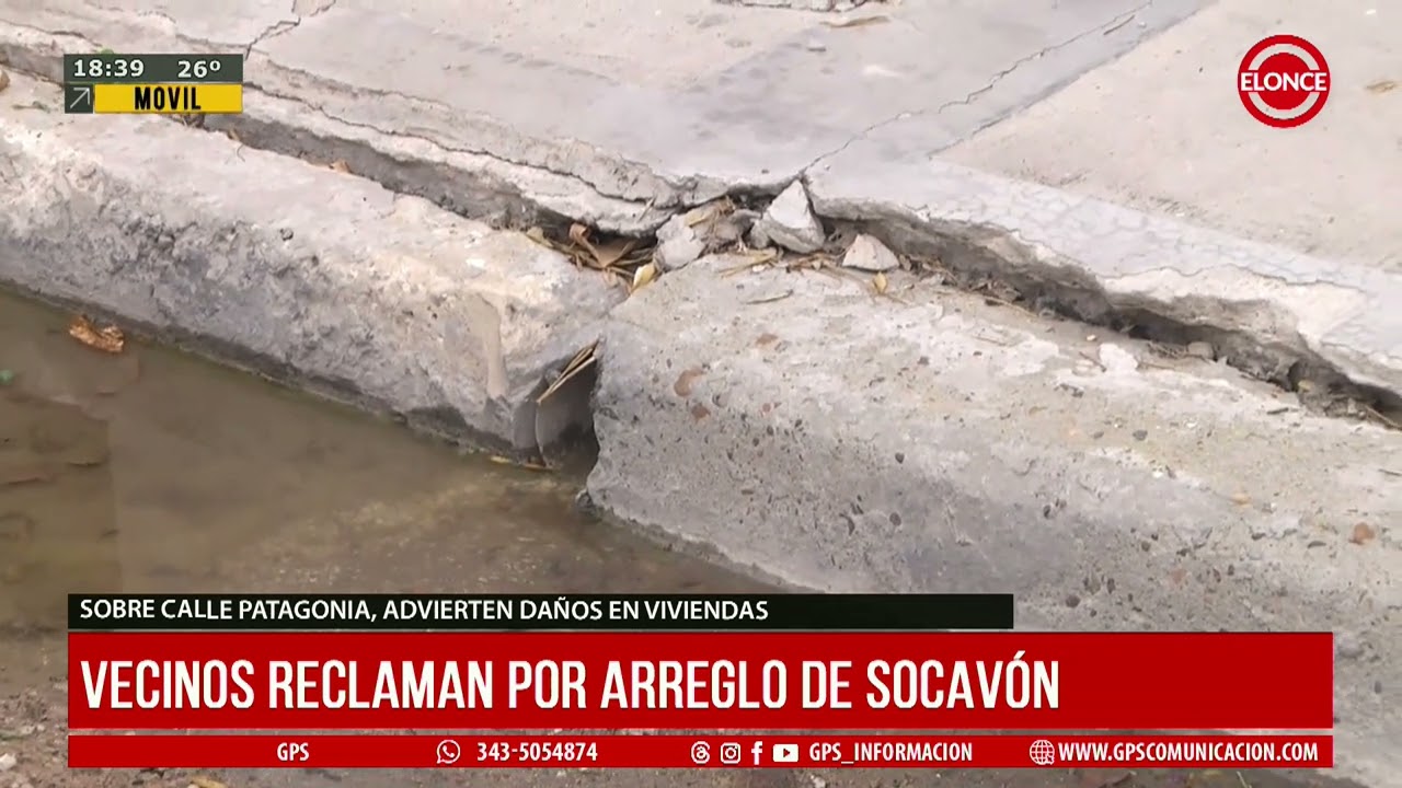 Vecinos reclaman arreglo de socavón-ELONCE-26/02/2026