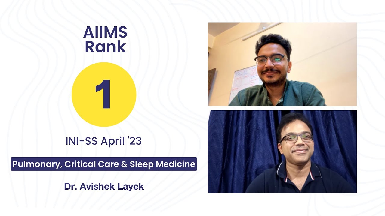 INI-SS Apr ’23 DM Pulmonology, AML 1, Dr. Avishek Layek in conversation with Dr Shone P James