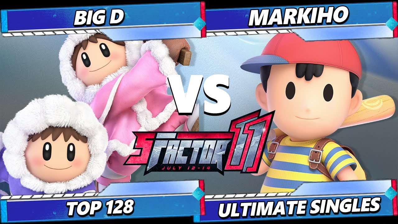 S Factor 11 - Big D (Ice Climbers) Vs. Markiho (Ness) Smash Ultimate - SSBU