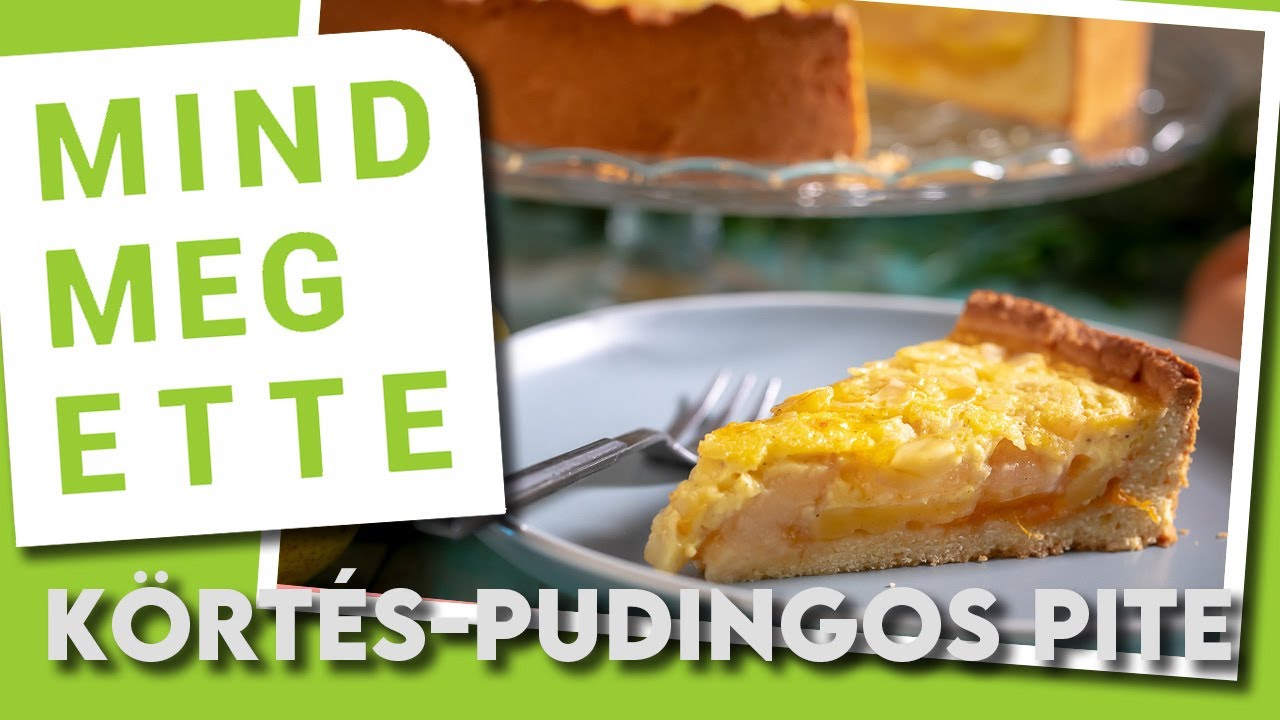 K&ouml;rt&eacute;s-pudingos pite | Mindmegette.hu