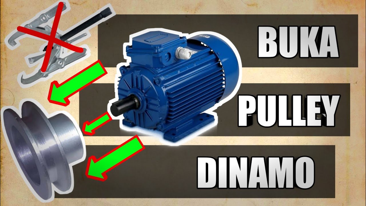 Cara Buka Pulley Dinamo yang Benar