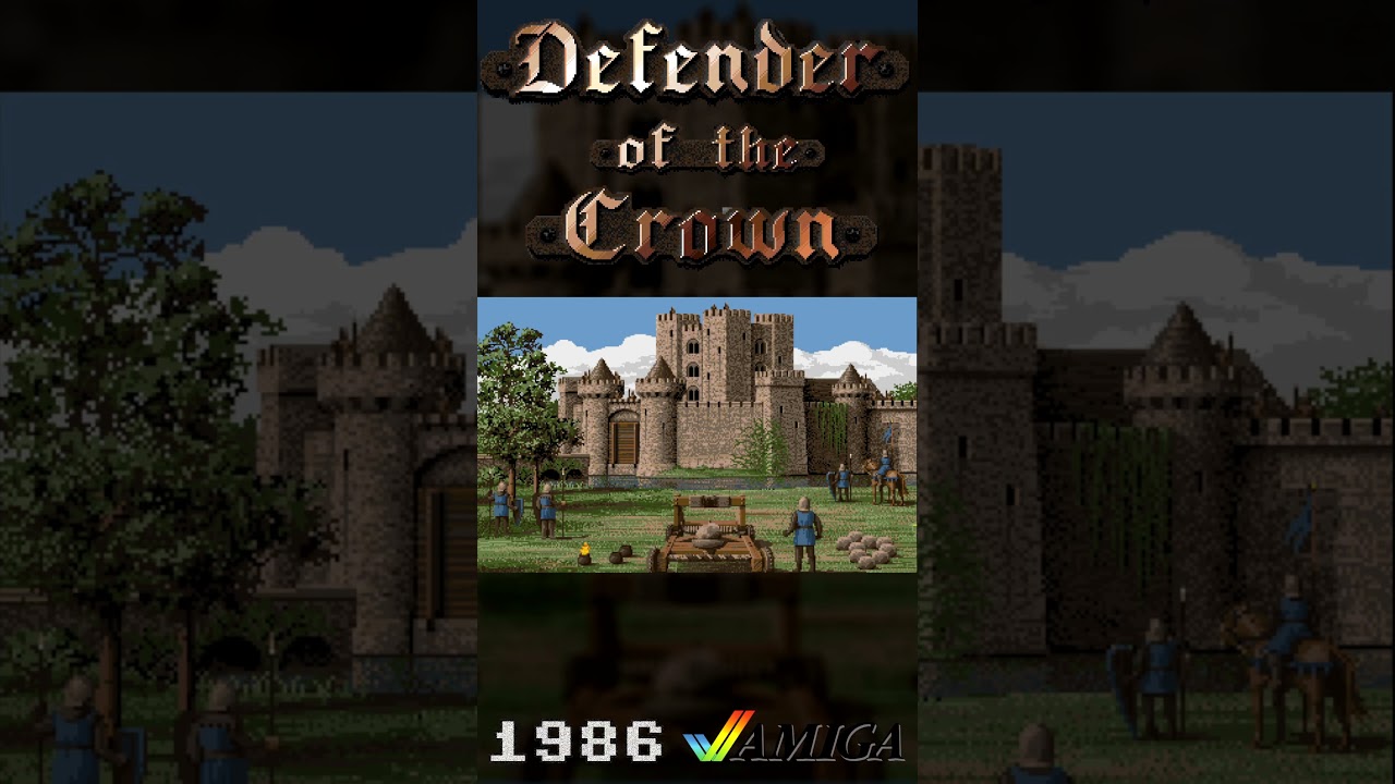 Castle Siege | Defender of the Crown | 1986, Commodore Amiga #game #oldschool #retrogaming
