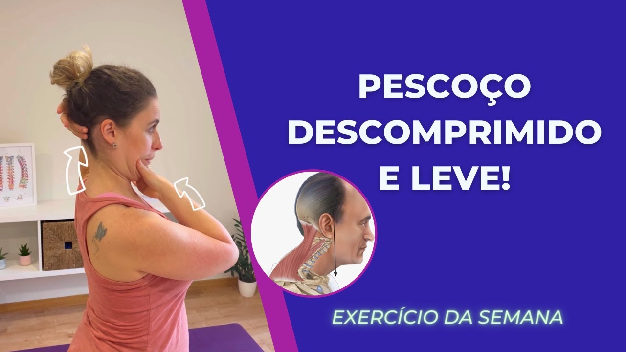 Descompressão Cervical - Exercício para ALÍVIO DA DOR e TENSÃO NO PESCOÇO