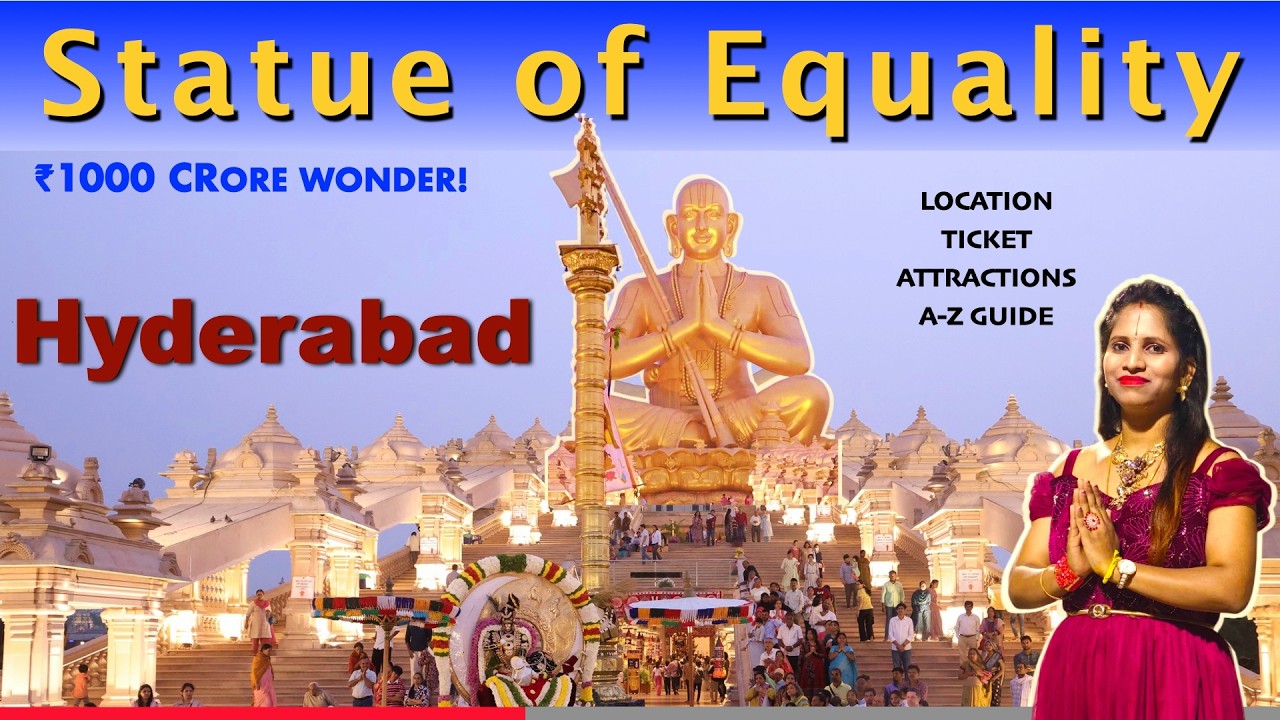 Statue of Equality Hyderabad 4K | WATCH Before YOU Visit | Tickets, Rules & Fountain Show