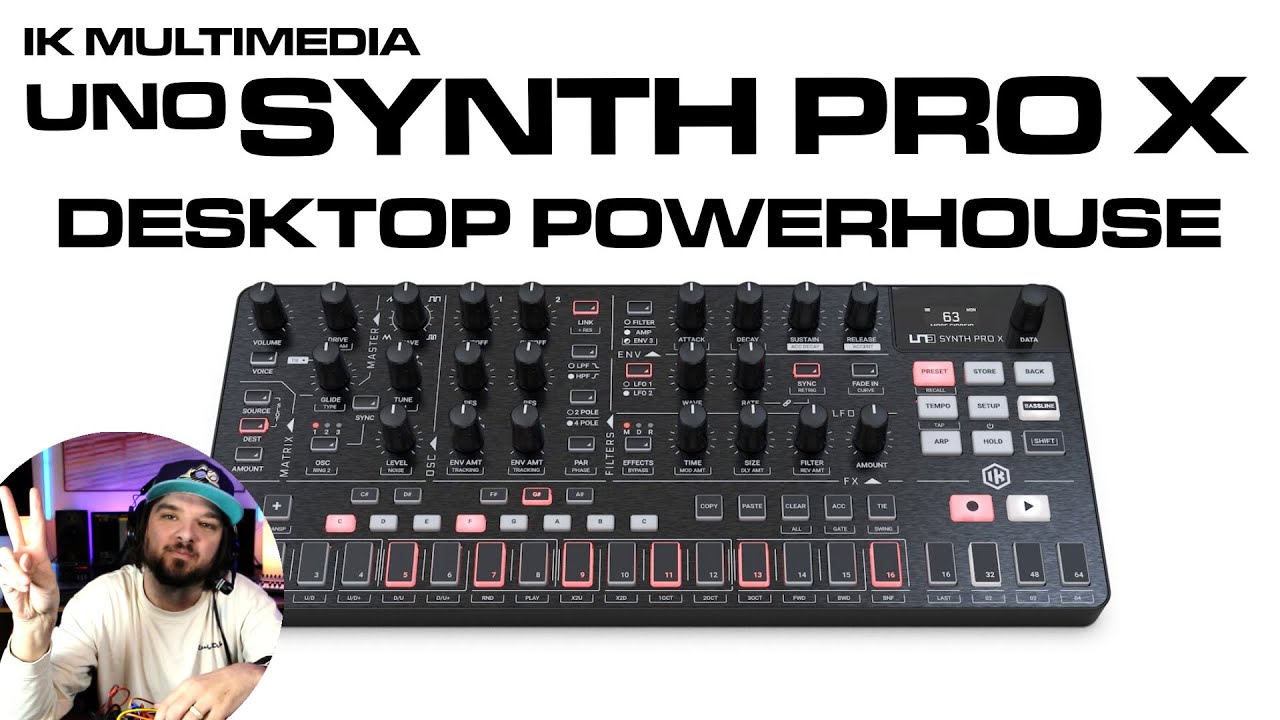 IK Multimedia - Uno Synth Pro X -  Feature walk-through and patch examples