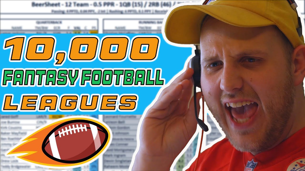 Guy in TOO MANY Fantasy Football Leagues