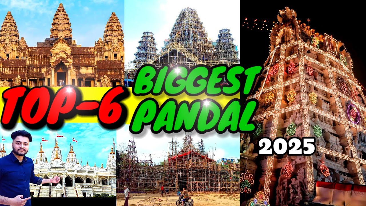 TOP 6 Durga Puja Pandal | रांची के करोड़ों के पंडाल | Ranchi Durga Puja Pandal 2025