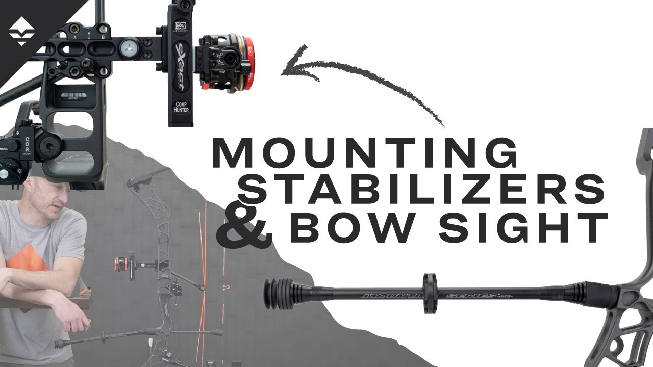 Bow Build Pt. 4 - How To Mount Stabilizers & Bow Sight