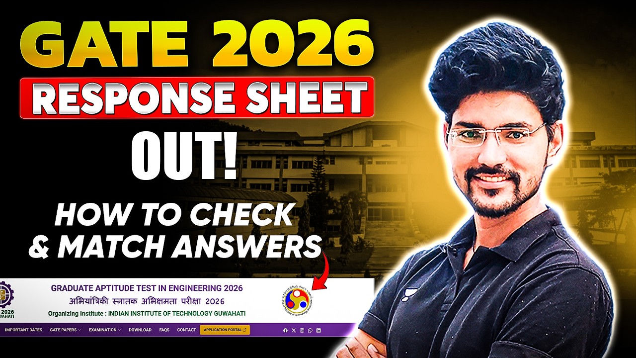 GATE 2026 Response Sheet & Official Answer Key Out | How to Check Marks & Rank | Devendra Poonia Sir
